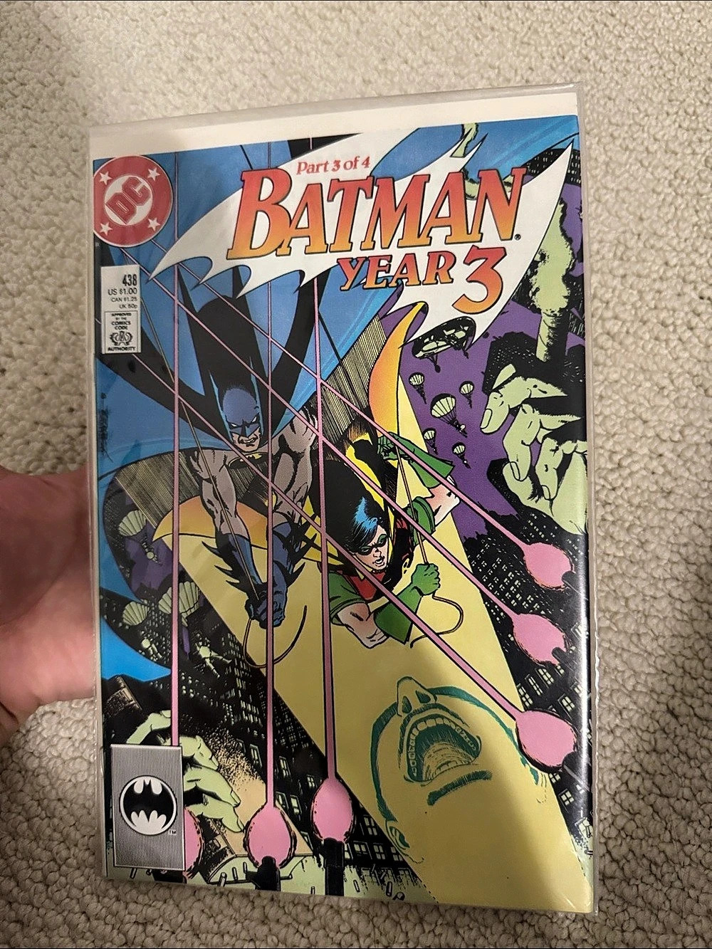 DC Comics Batman #438 (Batman: Year Three - Part 3 of 4)